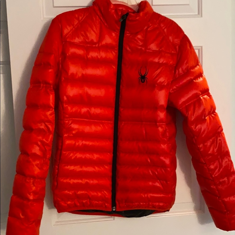 Spyder puffer snow jacket